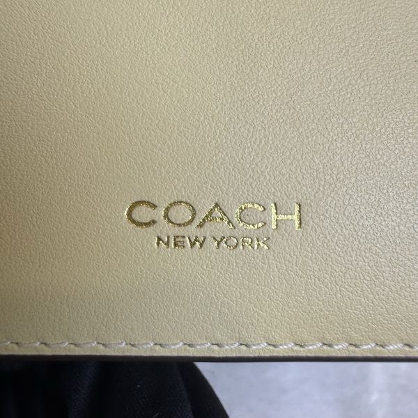 COACH 小雞黃卡片夾短夾-7