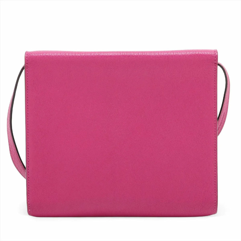 愛馬仕 Hermès A 字印記 Click 16 玫瑰紫色山羊皮女士單肩包-1