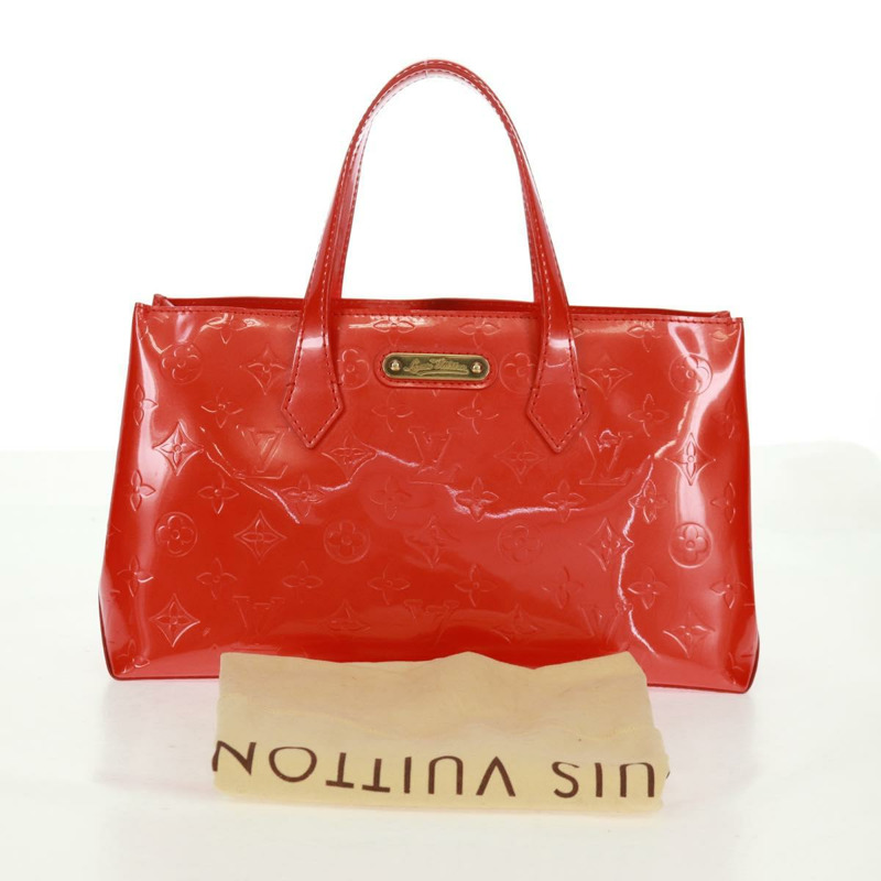 【日本直送】路易威登 Vernis Bluebird Wilshire PM 手袋 橙色日落色 M93644 正品 164584V-11