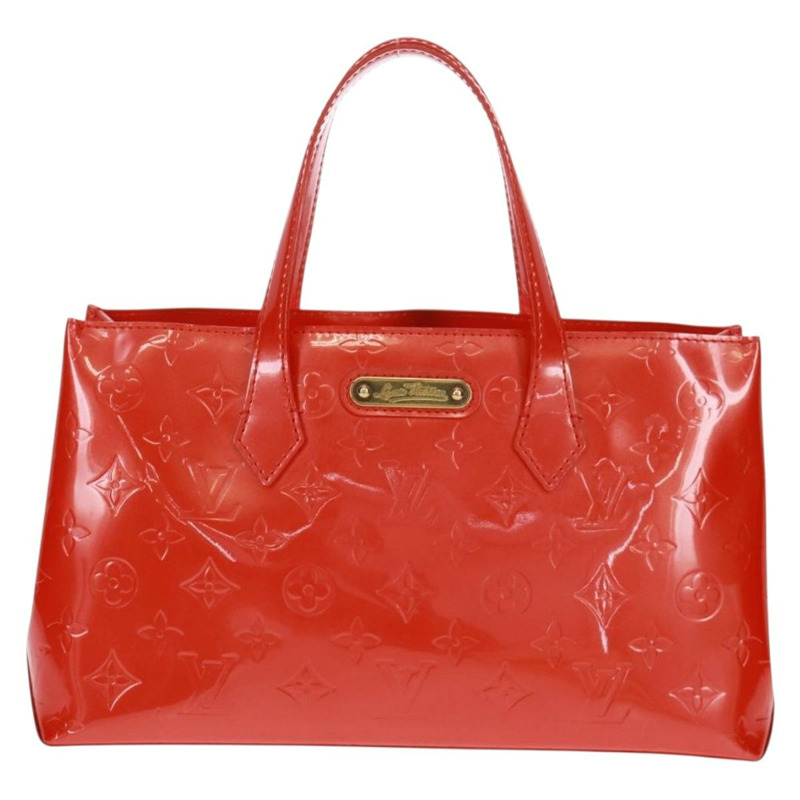 【日本直送】路易威登 Vernis Bluebird Wilshire PM 手袋 橙色日落色 M93644 正品 164584V-12