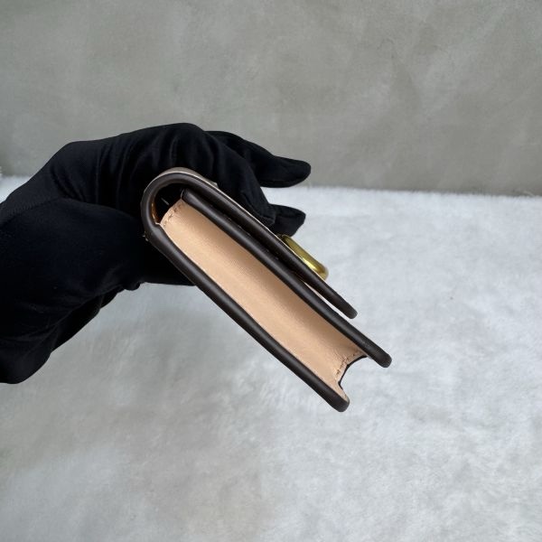 COACH 專櫃款 bandit 粉膚色 卡夾零錢包-5