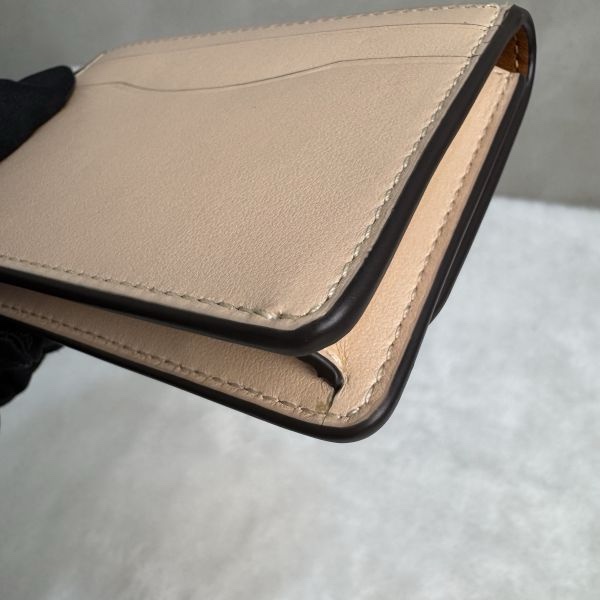 COACH 專櫃款 bandit 粉膚色 卡夾零錢包-8