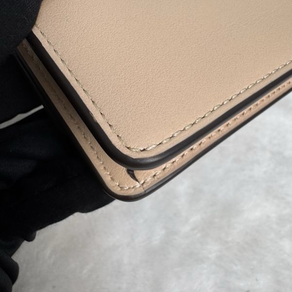 COACH 專櫃款 bandit 粉膚色 卡夾零錢包-10