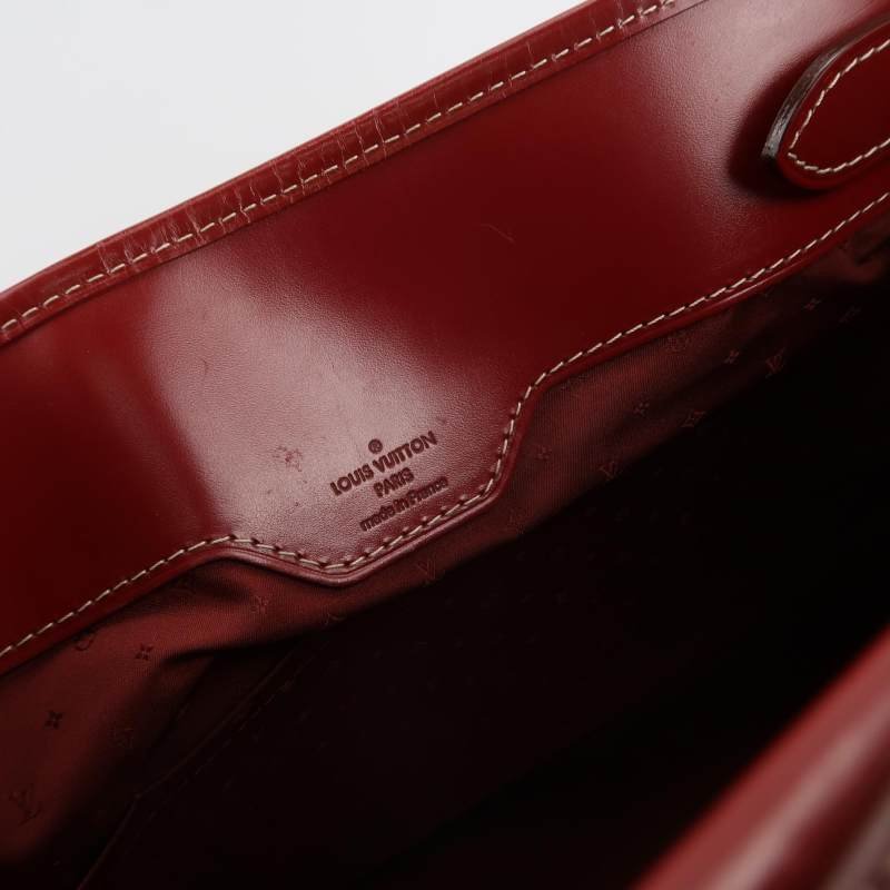 Louis Vuitton(LV)Suhali蘇哈里牛皮皮純色金屬扣鉚釘單肩包-7