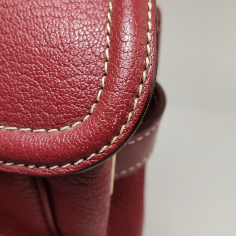 Louis Vuitton(LV)Suhali蘇哈里牛皮皮純色金屬扣鉚釘單肩包-16