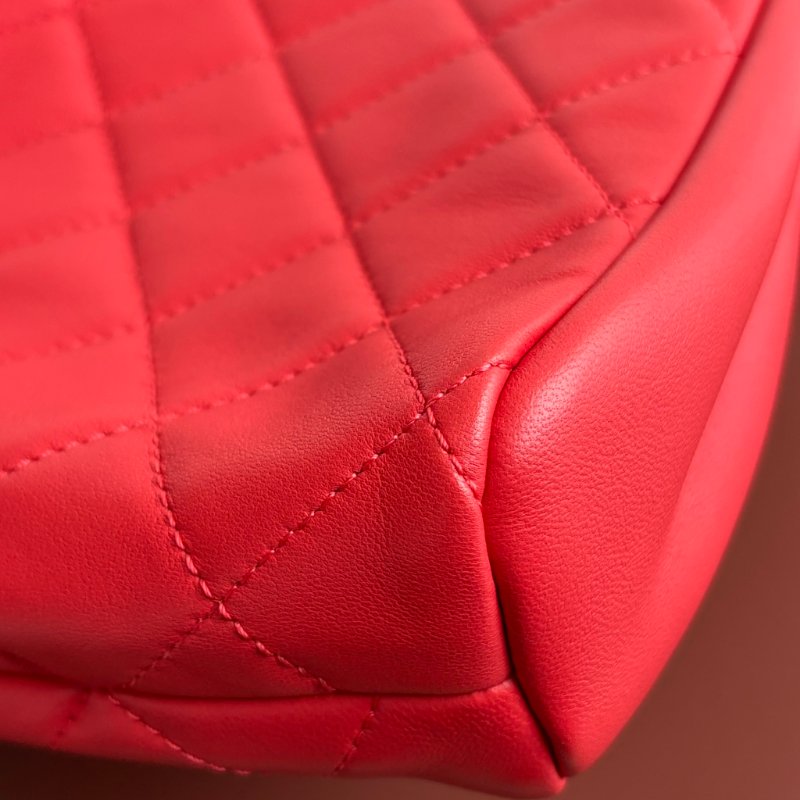 ::CHANEL:: 桃粉紅色 雙袋設計Side Packs 系列手袋 Classic Flap 鏈包斜背包掛包 Twins Bag-14