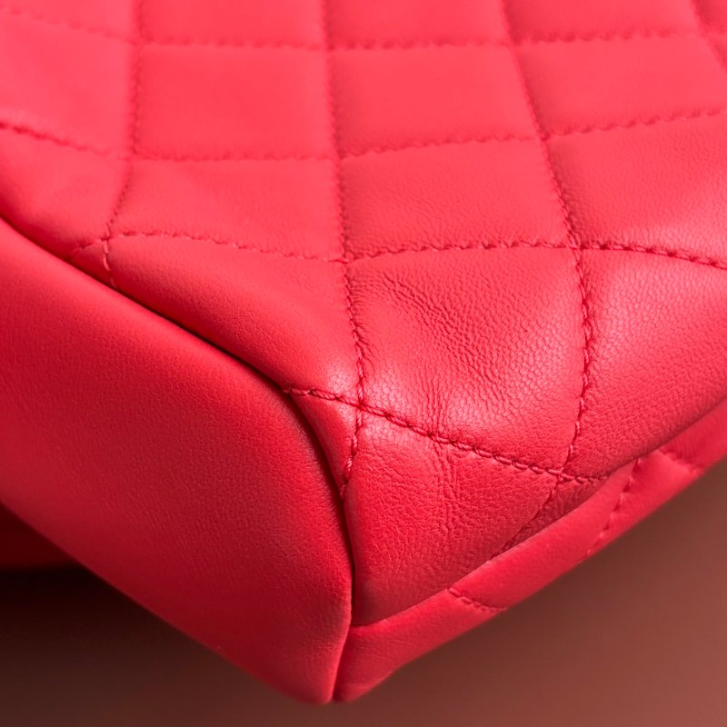 ::CHANEL:: 桃粉紅色 雙袋設計Side Packs 系列手袋 Classic Flap 鏈包斜背包掛包 Twins Bag-15