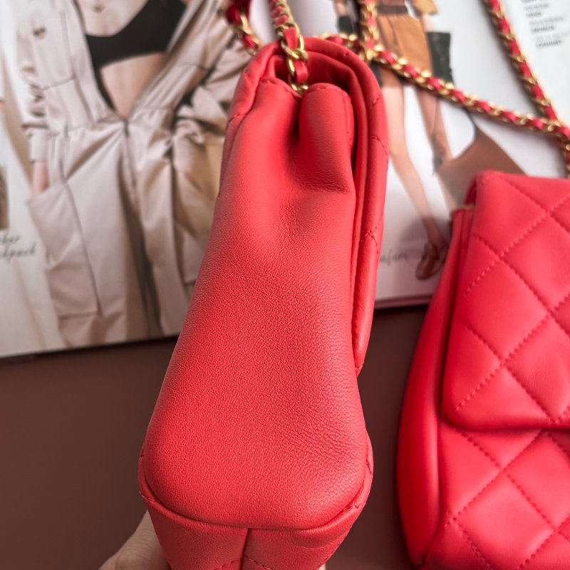 ::CHANEL:: 桃粉紅色 雙袋設計Side Packs 系列手袋 Classic Flap 鏈包斜背包掛包 Twins Bag-20