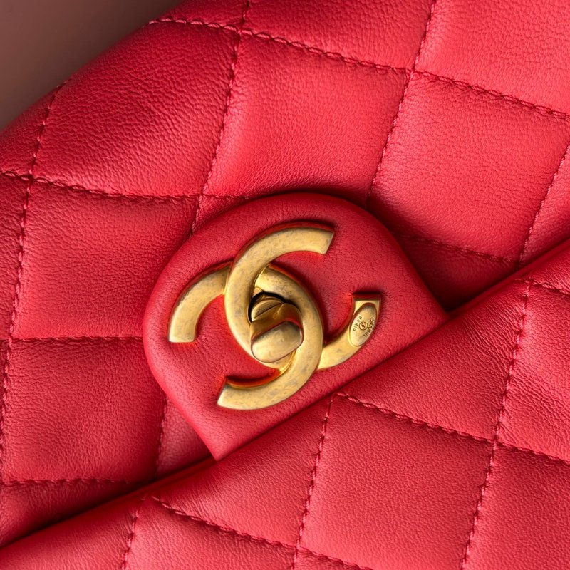 ::CHANEL:: 桃粉紅色 雙袋設計Side Packs 系列手袋 Classic Flap 鏈包斜背包掛包 Twins Bag-22