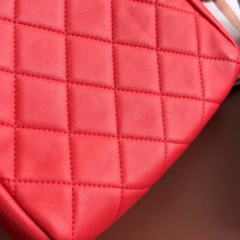 ::CHANEL:: 桃粉紅色 雙袋設計Side Packs 系列手袋 Classic Flap 鏈包斜背包掛包 Twins Bag-24