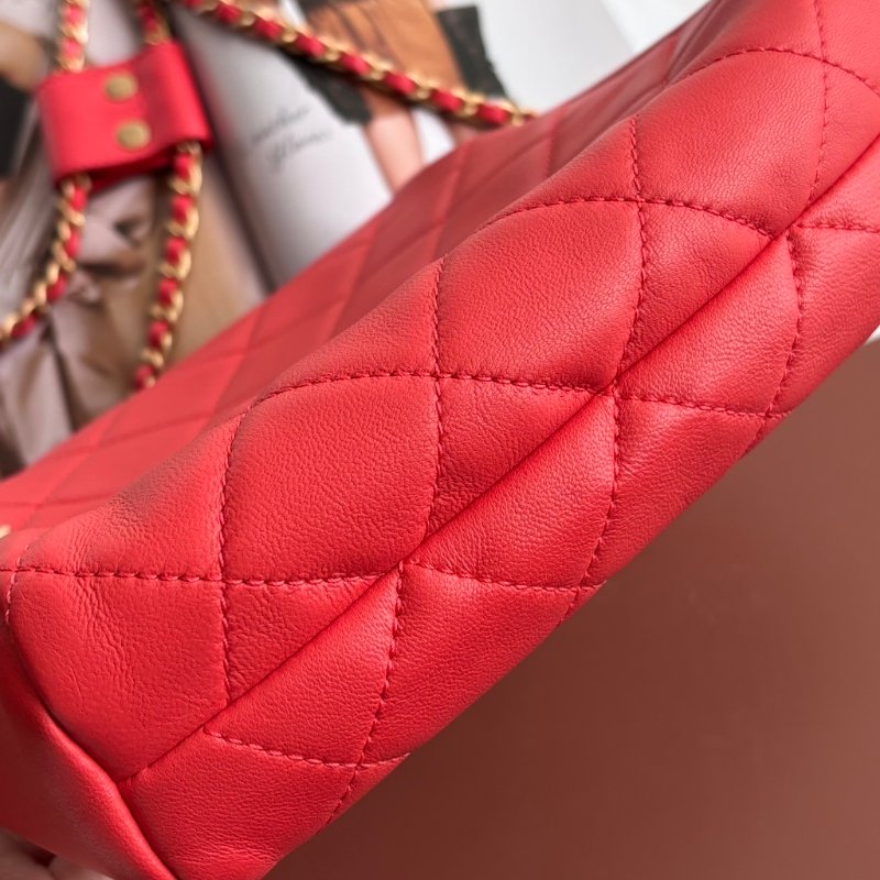 ::CHANEL:: 桃粉紅色 雙袋設計Side Packs 系列手袋 Classic Flap 鏈包斜背包掛包 Twins Bag-28