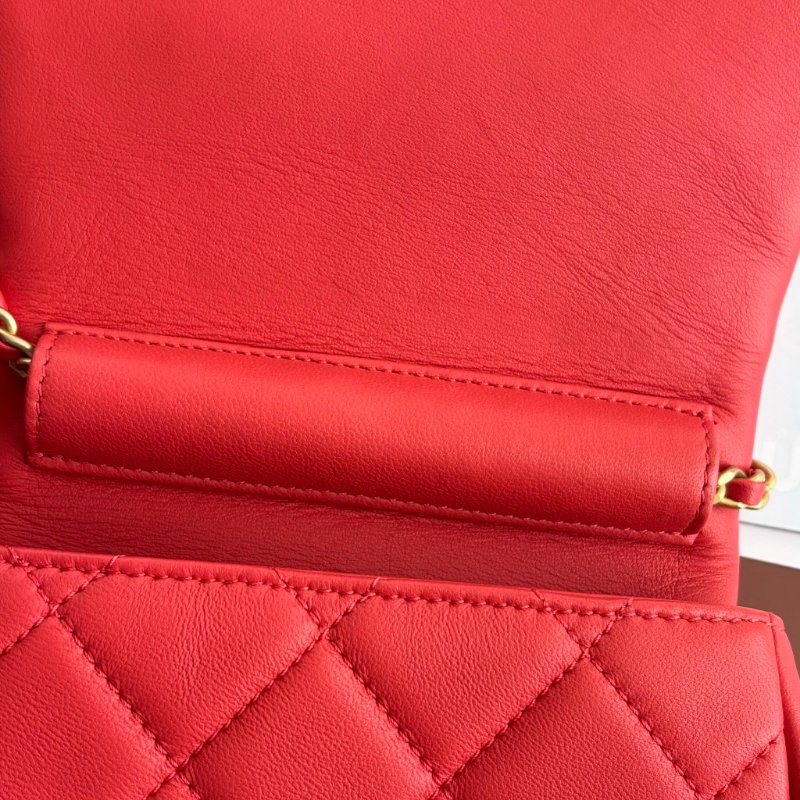 ::CHANEL:: 桃粉紅色 雙袋設計Side Packs 系列手袋 Classic Flap 鏈包斜背包掛包 Twins Bag-44