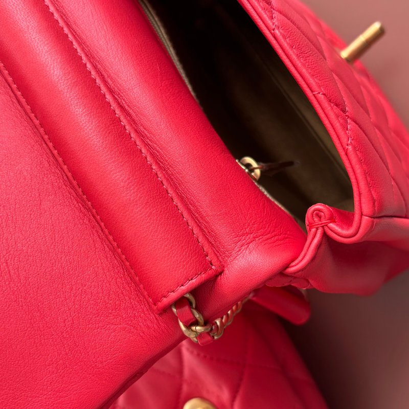 ::CHANEL:: 桃粉紅色 雙袋設計Side Packs 系列手袋 Classic Flap 鏈包斜背包掛包 Twins Bag-50