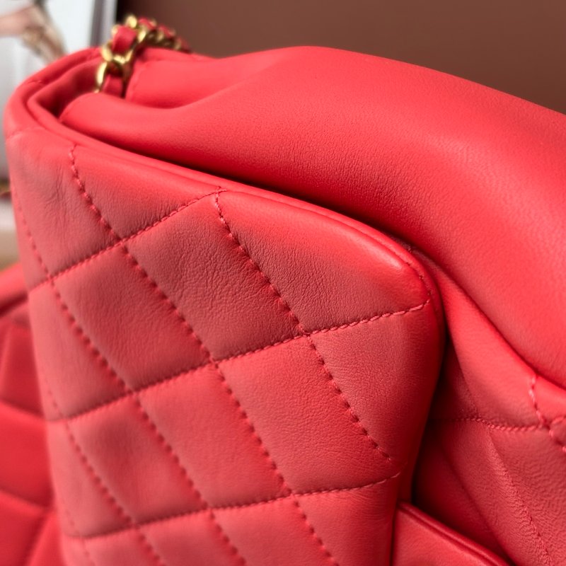 ::CHANEL:: 桃粉紅色 雙袋設計Side Packs 系列手袋 Classic Flap 鏈包斜背包掛包 Twins Bag-52