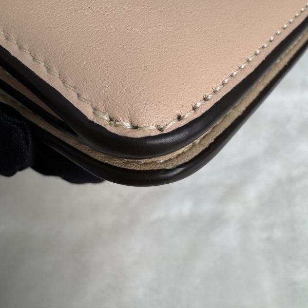 COACH 專櫃款 粉色 C字logo 零錢卡包-19