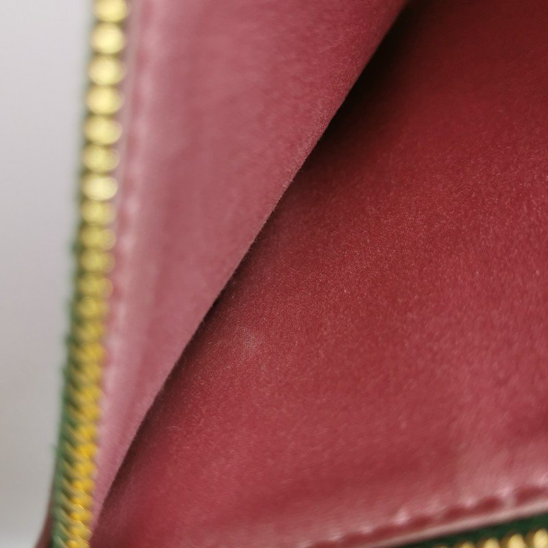 Miu Miu牛皮拼色字母Logo拉鏈子母包斜挎包單肩包-11