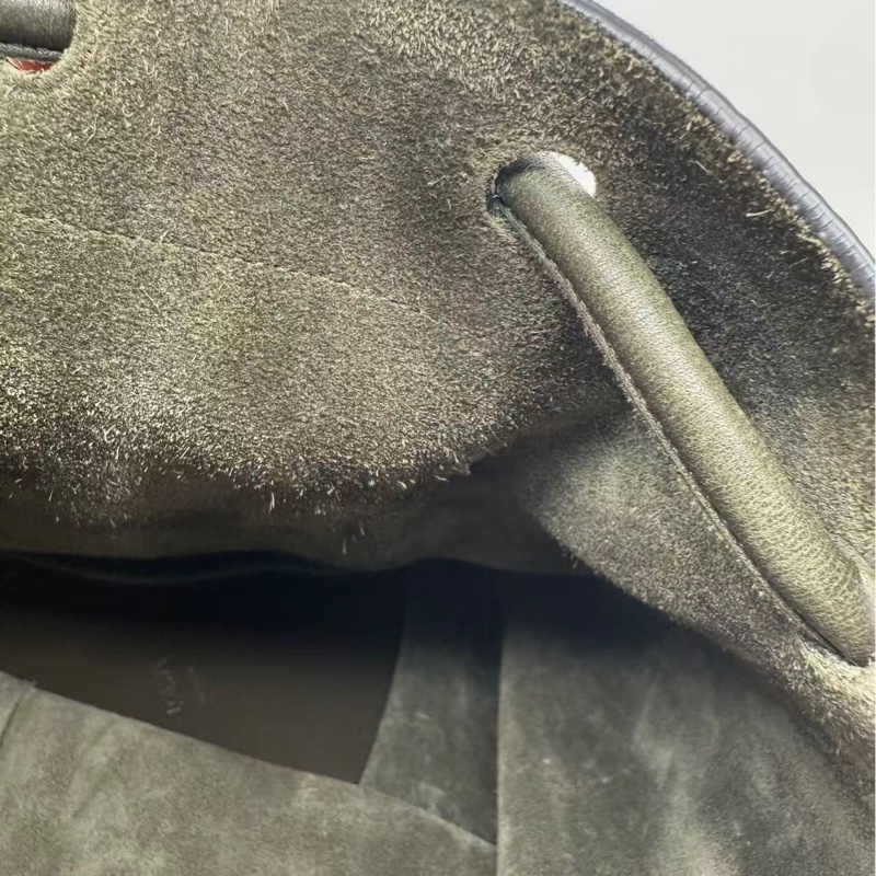 Loewe 二手羅意威黑色全皮雙肩包-9