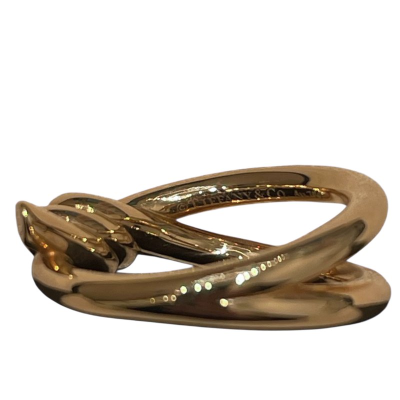 TIFFANY&Co. 蒂芙尼 繩結戒指 K18PG 玫瑰金 52號-4