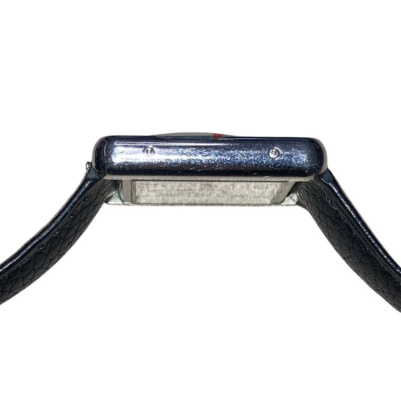 CARTIER 卡地亞 WSTA0030 TANK SOLO腕錶 不鏽鋼 石英錶 白錶盤-4