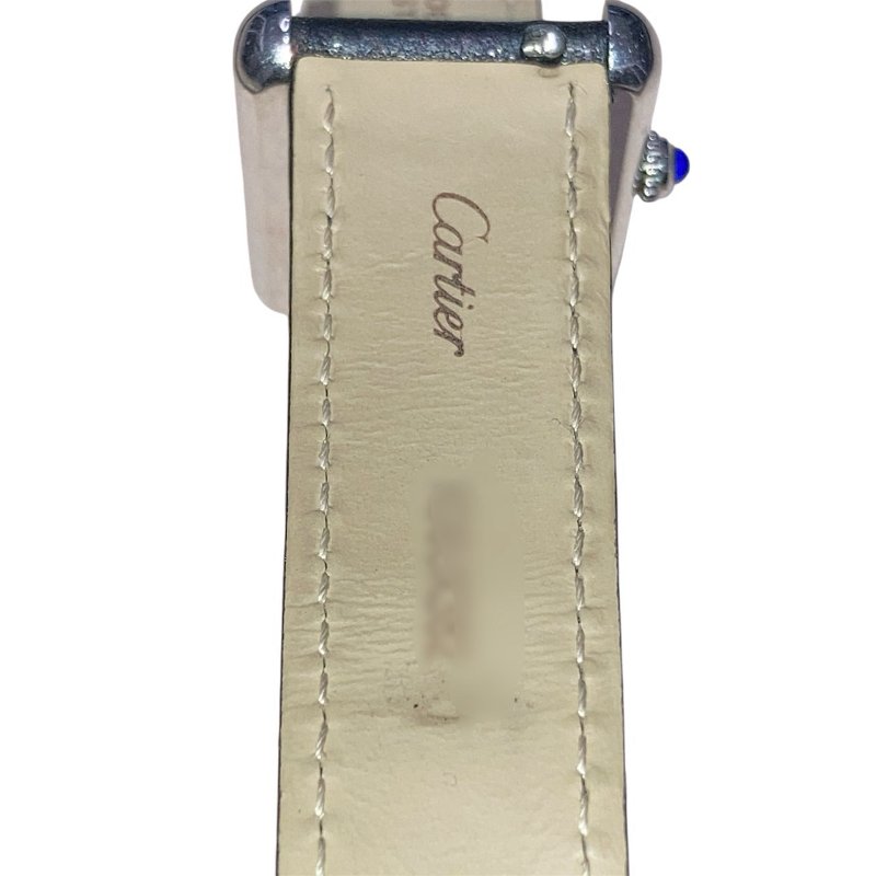 CARTIER 卡地亞 WSTA0030 TANK SOLO腕錶 不鏽鋼 石英錶 白錶盤-8