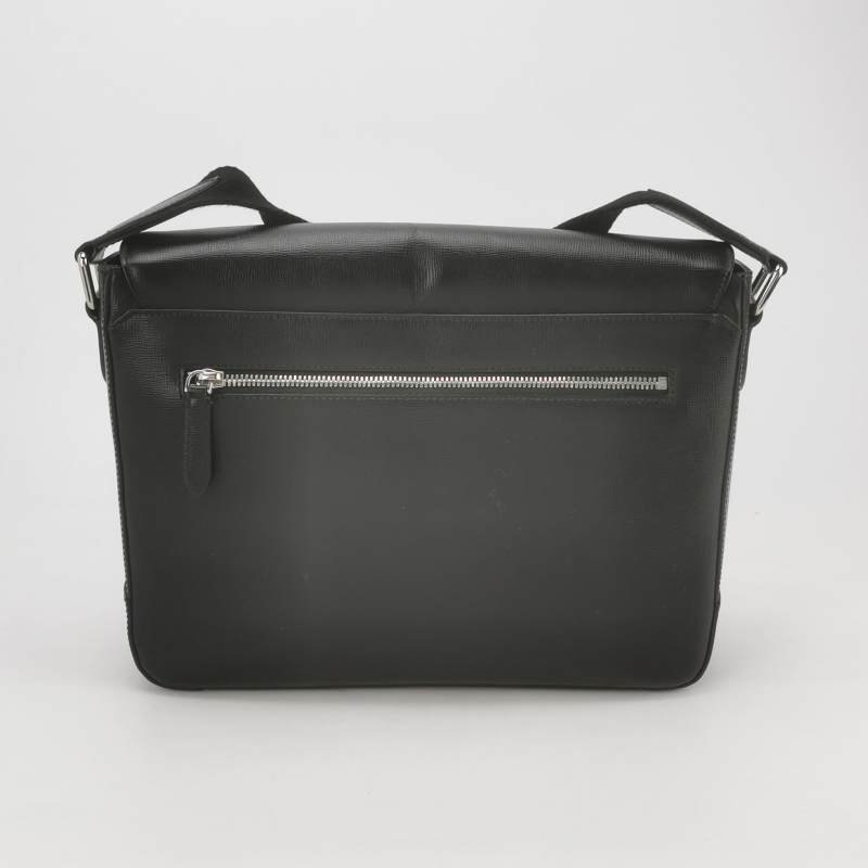 Burberry牛皮純色字母logo單肩包-4