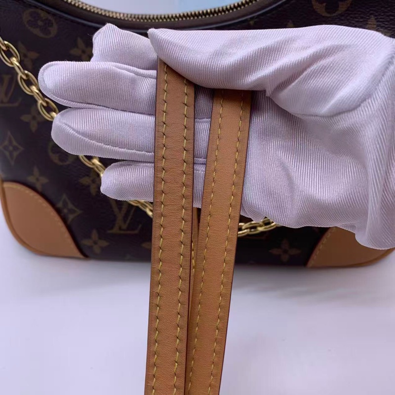 98新以上Lv路易威登黄牛角单肩斜挎包,芯片款尺寸29*16cm,配件肩带-8