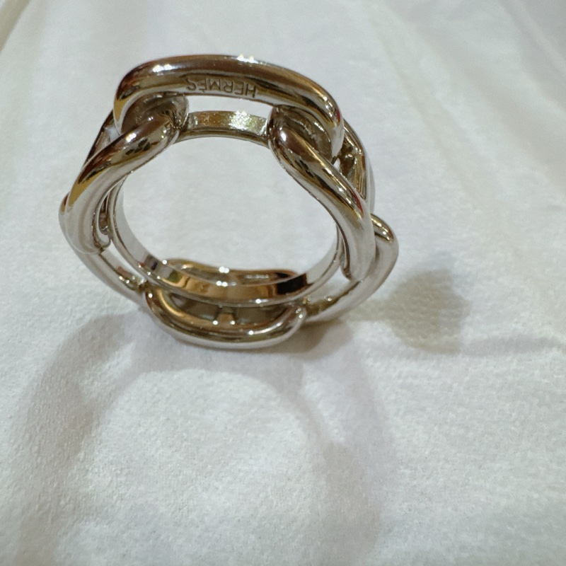 Hermes 愛馬仕銀色圍巾扣-20