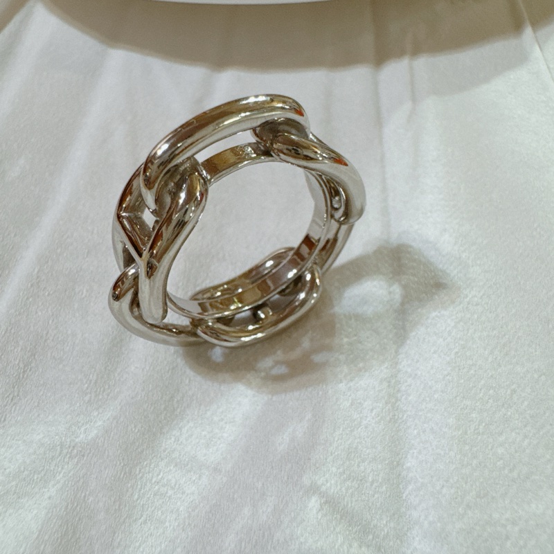 Hermes 愛馬仕銀色圍巾扣-21