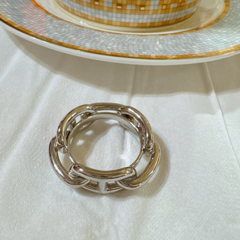 Hermes 愛馬仕銀色圍巾扣-23