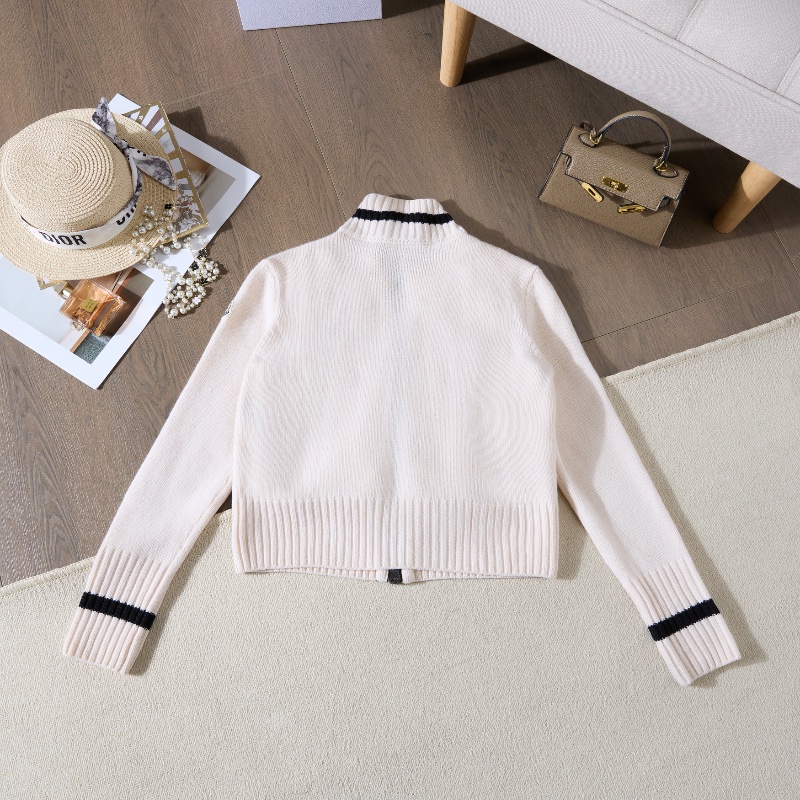 🈹*減價 超值* MONCLER 白色 拼接款羽絨外套 溫柔甜美-7