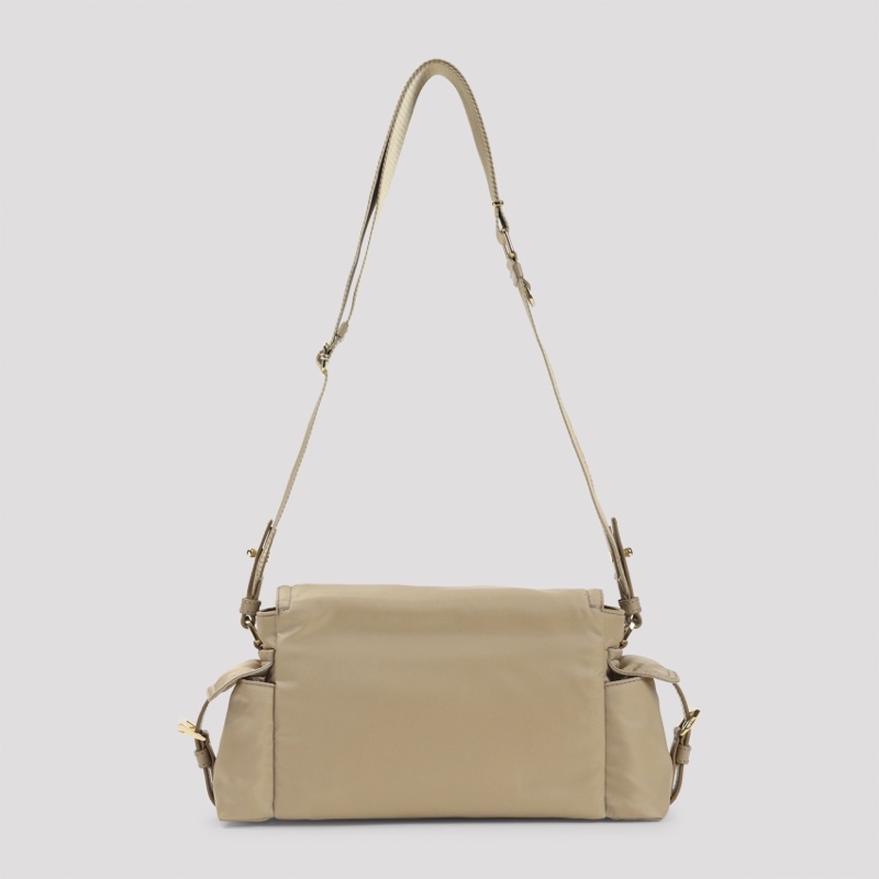 Prada 女士 Explore 中號 Re-Nylon 翻蓋單肩包均碼碼中號、30cm*10cm*14cm-1