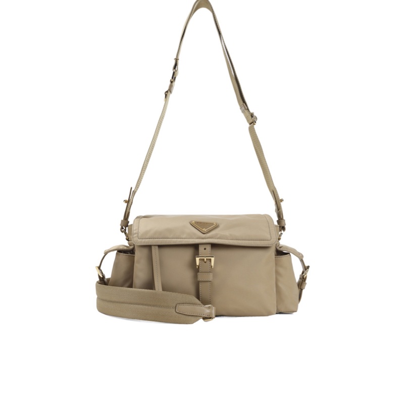 Prada 女士 Explore 中號 Re-Nylon 翻蓋單肩包均碼碼中號、30cm*10cm*14cm-3