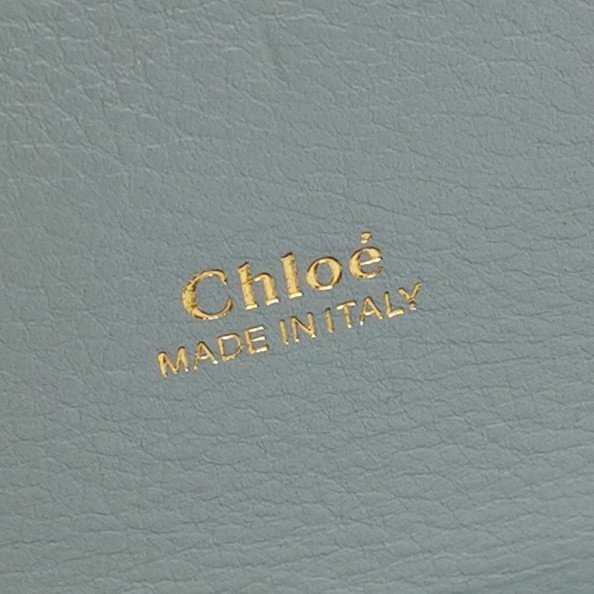 Chloe Aby Lock小號牛皮純色鱷魚紋Chloe徽標斜挎包-7