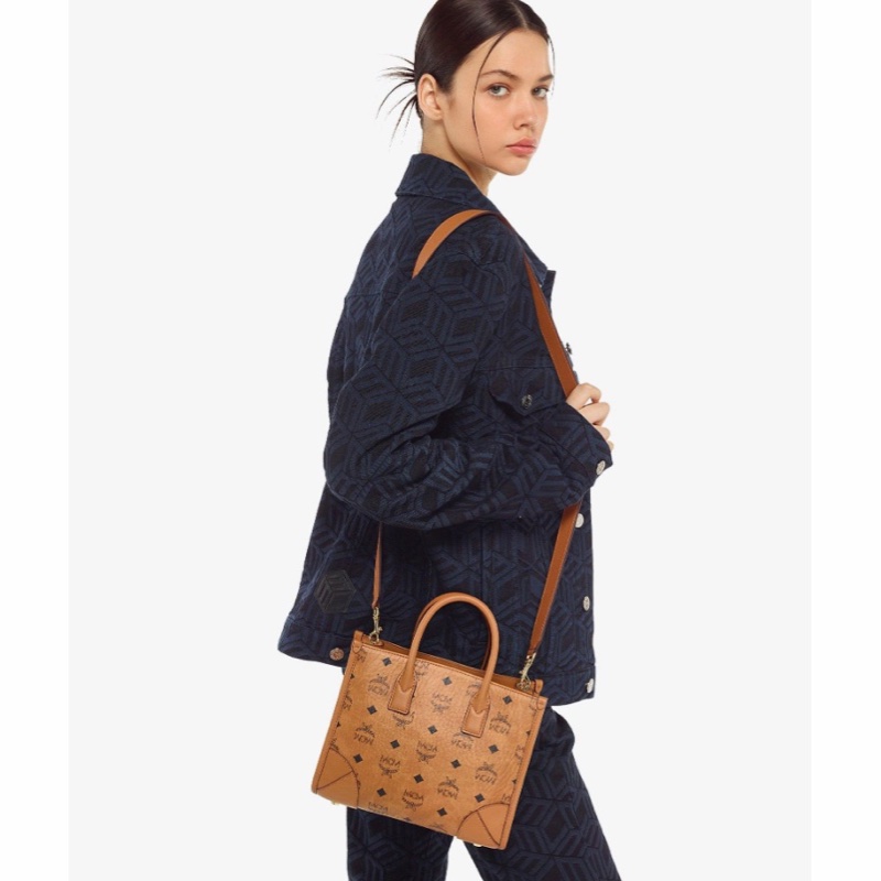 MCM 女士 徽標印花單肩包均碼碼24cm*11cm*19cm-7