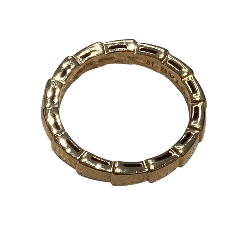 BVLGARI 寶格麗 349647 SERPENTI VIPER RING 尺寸#51 戒指 18K金 玫瑰金-2