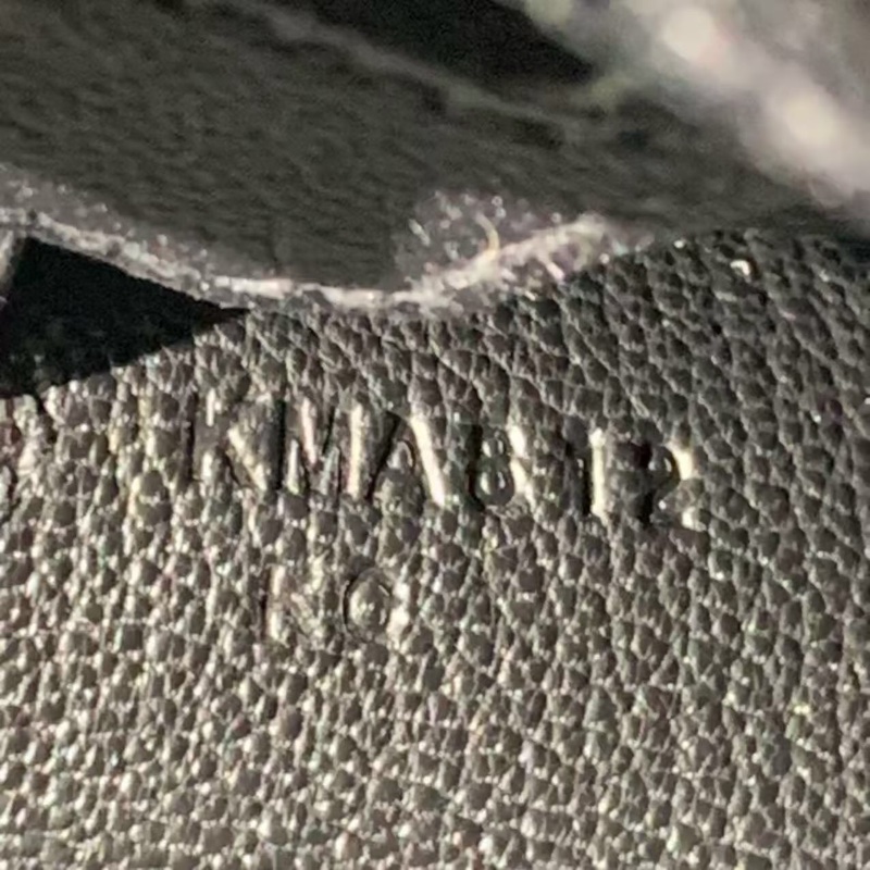 Hermes愛馬仕Birkin20徽章釘珠黑色山羊皮k刻銀扣-6