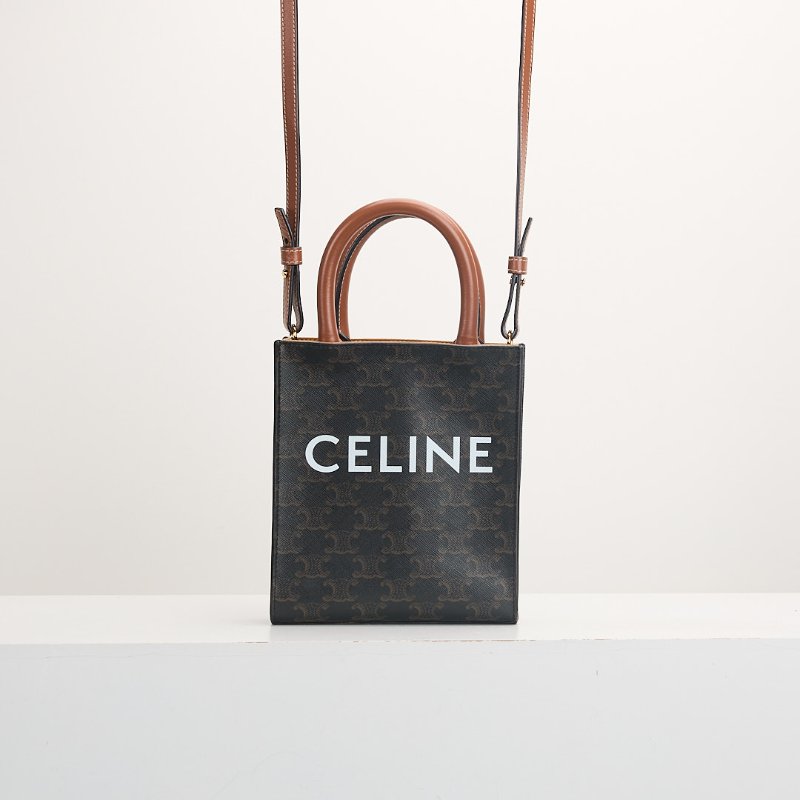 二手Celine mini 琴譜包/棕老花-0