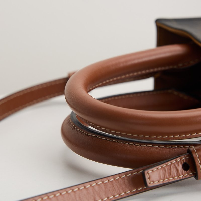 二手Celine mini 琴譜包/棕老花-12