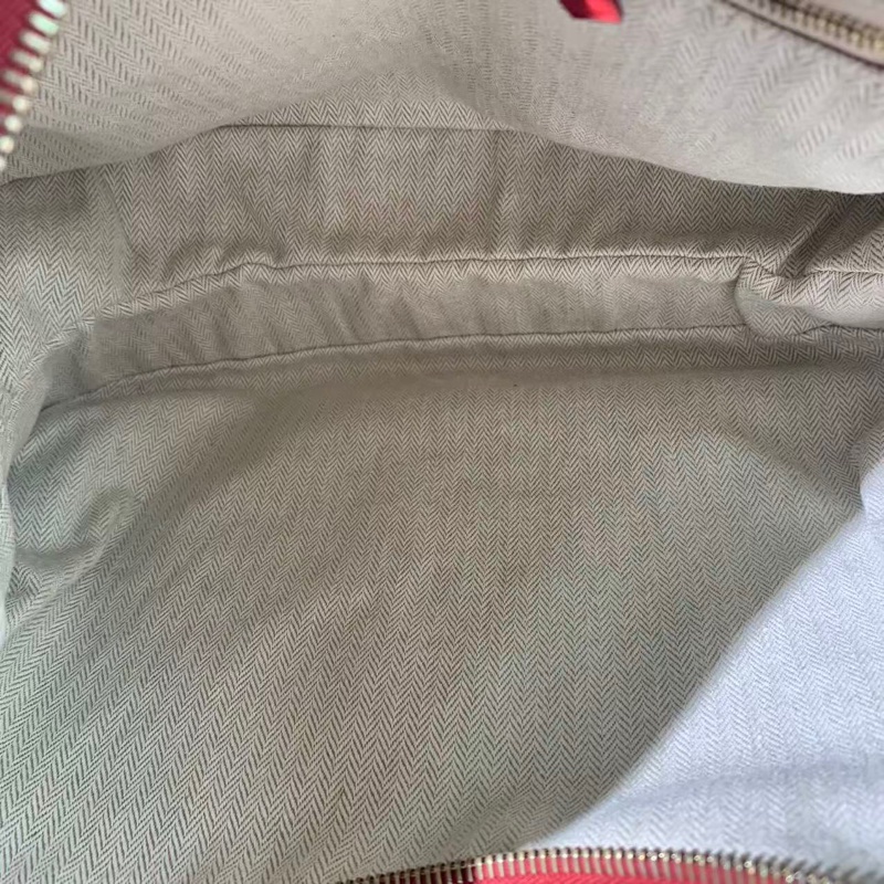 二手Hermes愛馬仕Gao hobo紅色U型腋下包，D刻-5