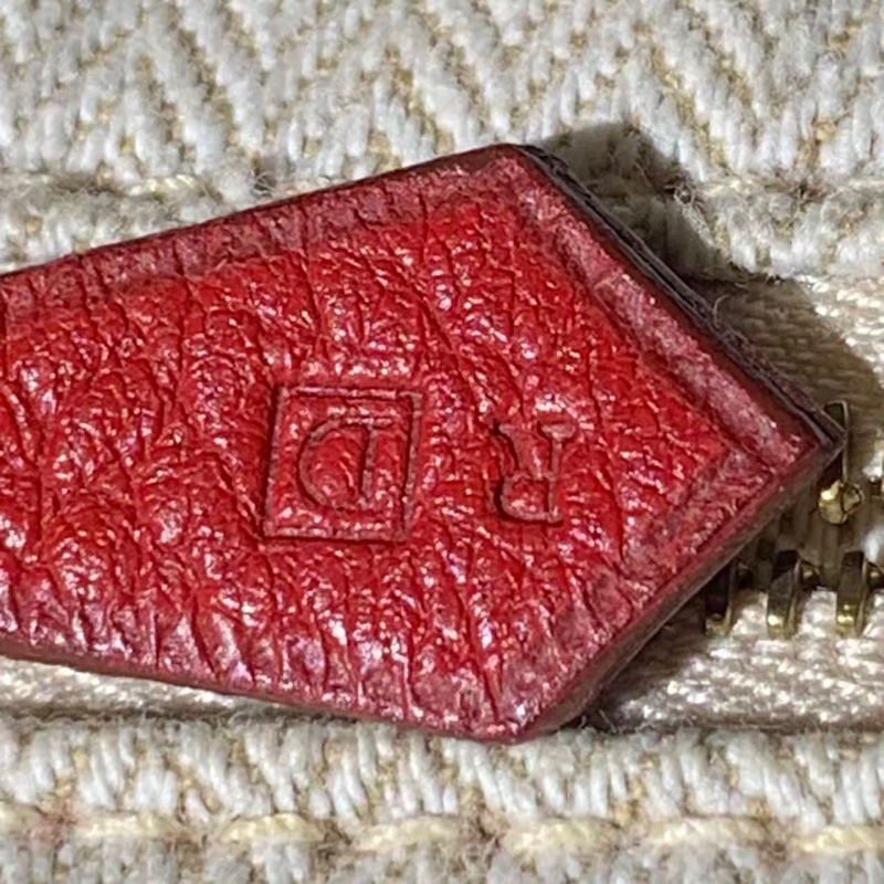 二手Hermes愛馬仕Gao hobo紅色U型腋下包，D刻-7