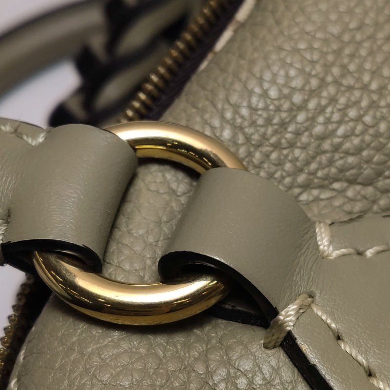 Chloe Daria牛皮純色字母Logo單肩包-10