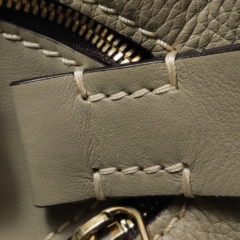 Chloe Daria牛皮純色字母Logo單肩包-13