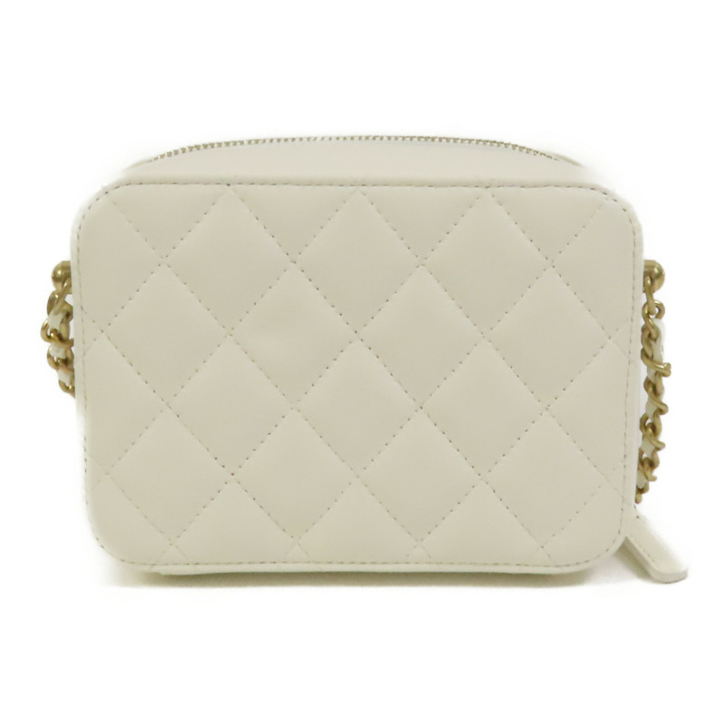 CHANEL 羊皮皮革Shoulder Bag金扣肩背袋-1