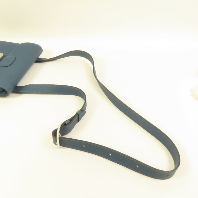 HERMES Epsom皮革Sac a Depeches 21銀扣肩背袋Colvert-5