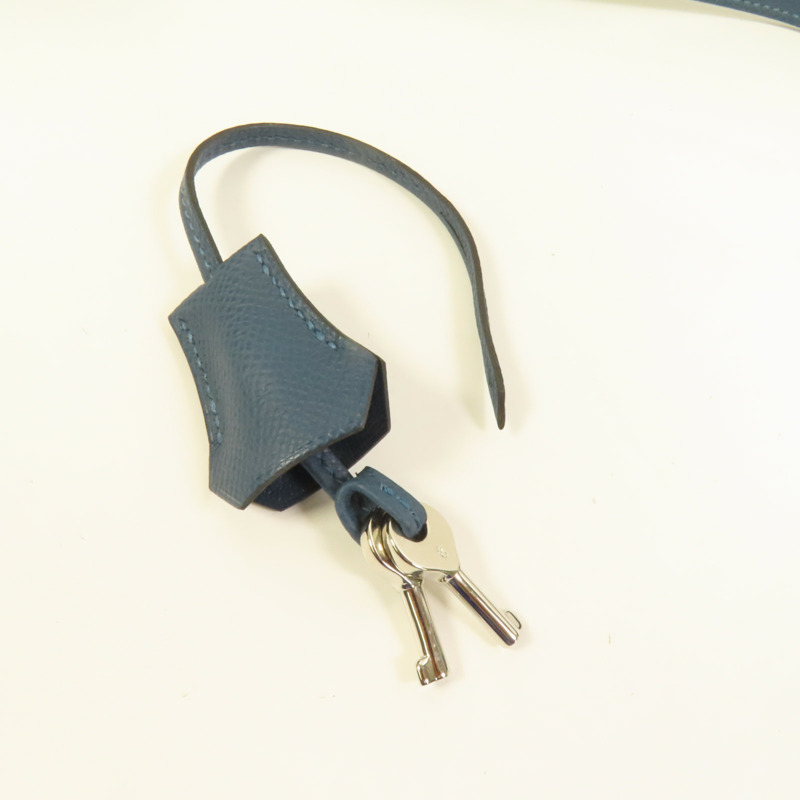 HERMES Epsom皮革Sac a Depeches 21銀扣肩背袋Colvert-6