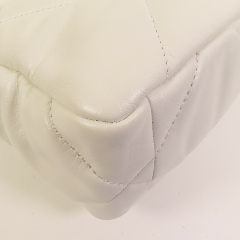 CHANEL 牛皮皮革 Chanel 19 Small金扣鏈帶手挽肩背兩用袋-13