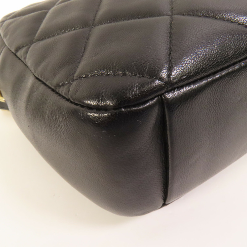 CHANEL 羊皮皮革Camera Bag金扣肩背袋-9