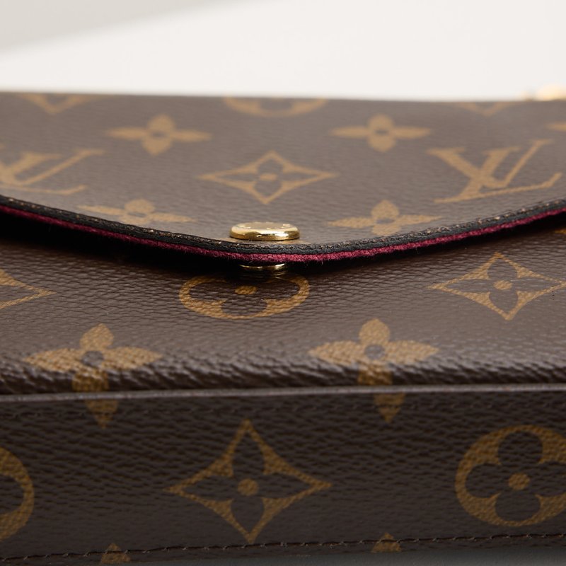 二手Lv woc 三合一鍊包/晶片款-5