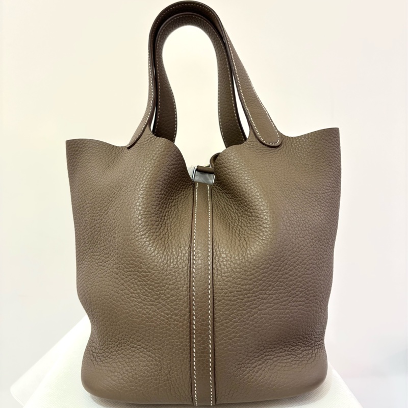 Hermes 大象灰銀釦 PICOTIN22-1