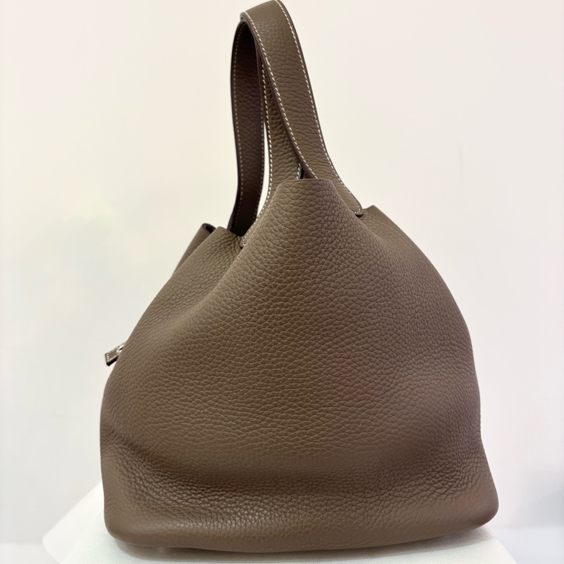 Hermes 大象灰銀釦 PICOTIN22-2